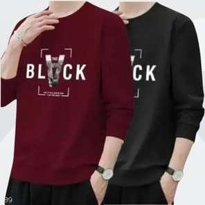 7pcs Men's Long Sleeve T-Shirts - Solid Color, Casual & Sporty, Stretch Fabric, Machine Washable - Perfect for Outdoor Activities, Camping, Travel & Casual Attire