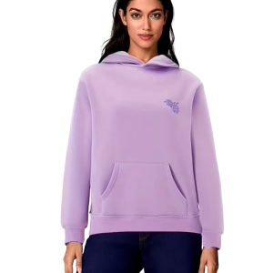 Women's Y2K Color Block Hoodie with &quote;Wealth&quote; Letter Print - Maroon & Loose Fit Raglan Sleeve Pullover, Machine Washable Casual Streetwear for All Seasons, Allseason Wear, Comfortable Wear