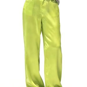 Women's Simple Elegant Solid Color Wide-Leg Pants