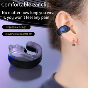 Wireless Earphones, Surround Sound Earphones, Built-in Noise Cancelling Microphone And LED Battery Display Charging Case, Clear Call Earphones, Suitable for Music And Gaming, Workout Earbuds, Travel Earphones, Wireless Design, Modern Headphones