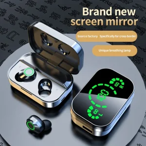 Wireless Earbuds with Microphone, 40H Playtime, Clear Calls, 13mm Speaker, Instant Pairing, Lightweight, Noise Cancelling, for Work, Sports, Travel, Daily Use, Wireless 5.3, Battery, Gaming Headphones, Inear Headphones, Earbuds Gaming