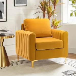 33.4-Inch Chaise Lounge Sofa, No Assembly Required, Convertible Chair Bed/Single Folding Sofa Bed with Pillow, Space-Saving Recliner, Suitable for Small Bedrooms, Multifunctional Seat/Minimalist Interior Decoration