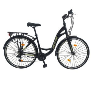 Bicystar Classic Retro 26-Inch Steel Frame 7-Speed Ladies City Bike V Brake Full Shockproof 120kg Load Capacity Made Tianjin