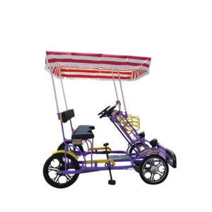 Four Wheel Pedal Bicycle Pedal Electric Quadricycle tandem Bike 4 Person Roadster Bike to Buy Quadricycle in Paraguay