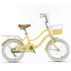 Princess Model Children's Bicycle 14" Magnesium Alloy Single Speed Training Wheels Adjustable Saddle for 3-8 Years