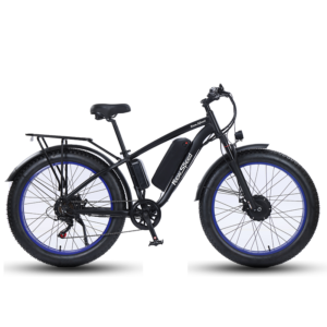Ebike Motorcycles Style 48V 32Ah Dual Batteries & Dual Motors 26"*4.0" 45-60km/h Fat Tire Electric Bicycle 2000w E-bike