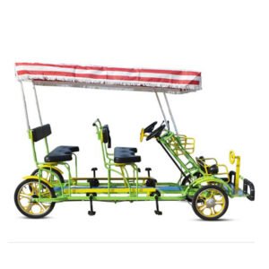 New Four Seaters Sightseeing Bike/high Quality Four Person Bike/tandem Bike for a Family