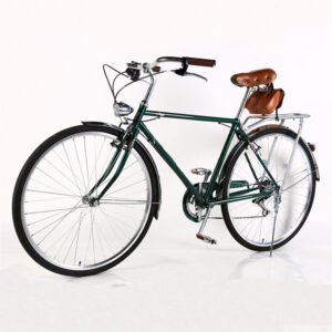 Classic Vintage Bike With the Helmet China Seat Bag Bicycle Leather Old Fashion for Men